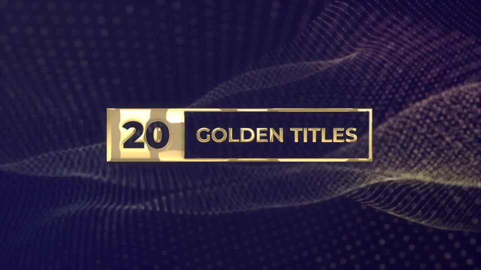 Golden Titles Videohive 25148656 After Effects Image 11
