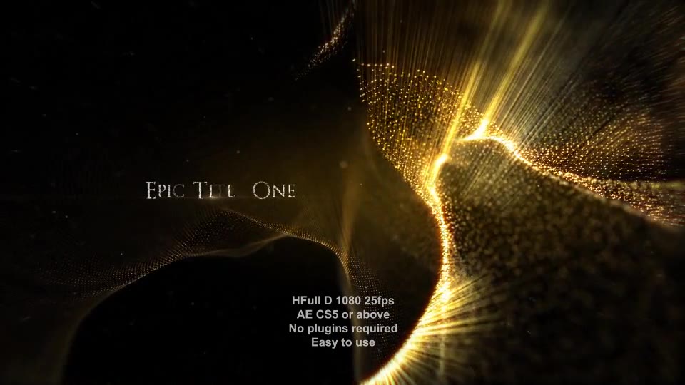 Golden Titles - Download Videohive 9594737