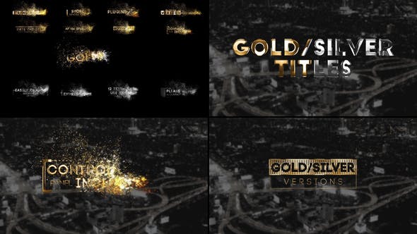 Golden Titles for Premiere Pro & After Effects - Videohive 22390448 Download
