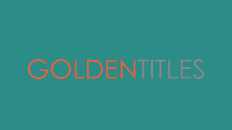 Golden Titles Videohive 22407830 After Effects Image 1