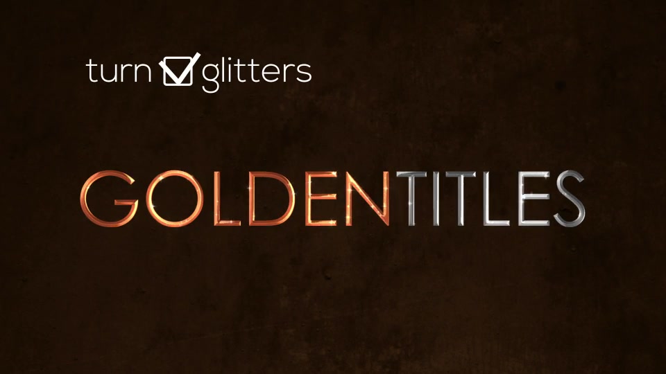 Golden Titles Videohive 22407830 After Effects Image 2