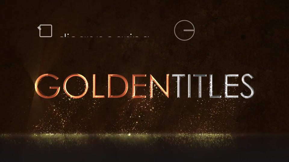 Golden Titles Videohive 22407830 After Effects Image 5
