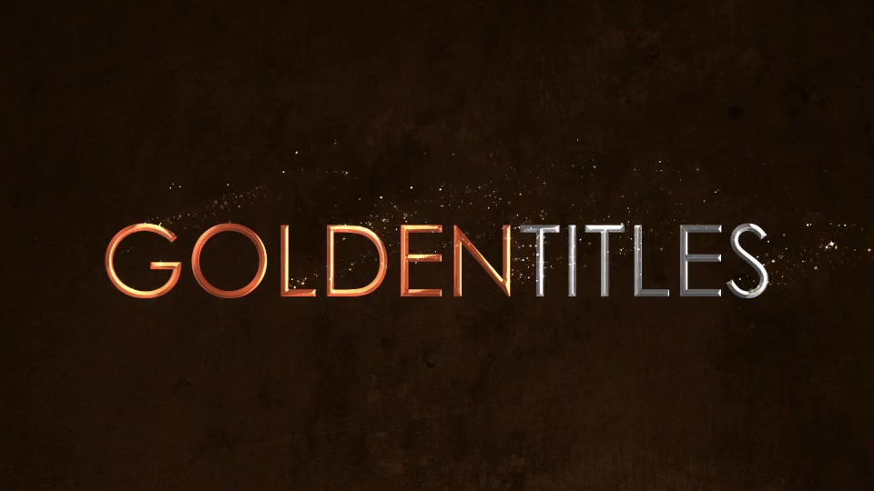 Golden Titles Videohive 22407830 After Effects Image 8