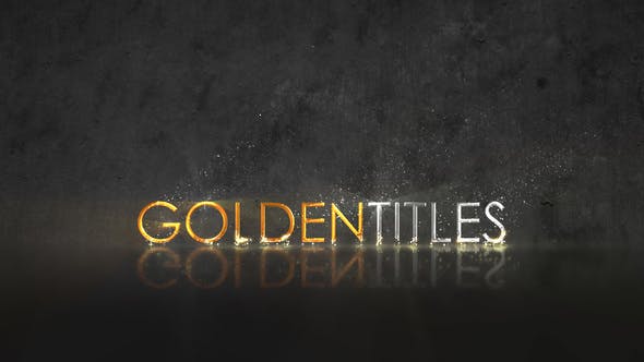 Golden Titles - Videohive 22407830 Download