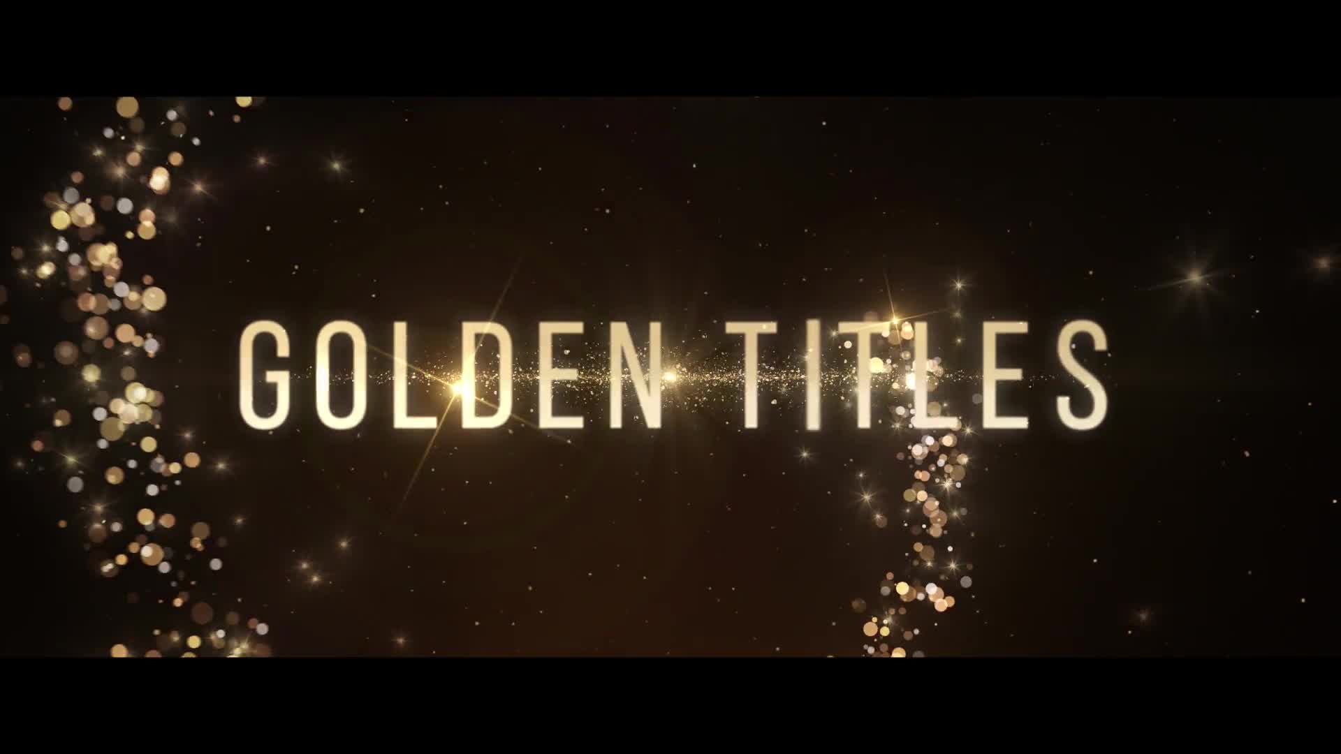 Golden Titles Videohive 23716502 After Effects Image 1