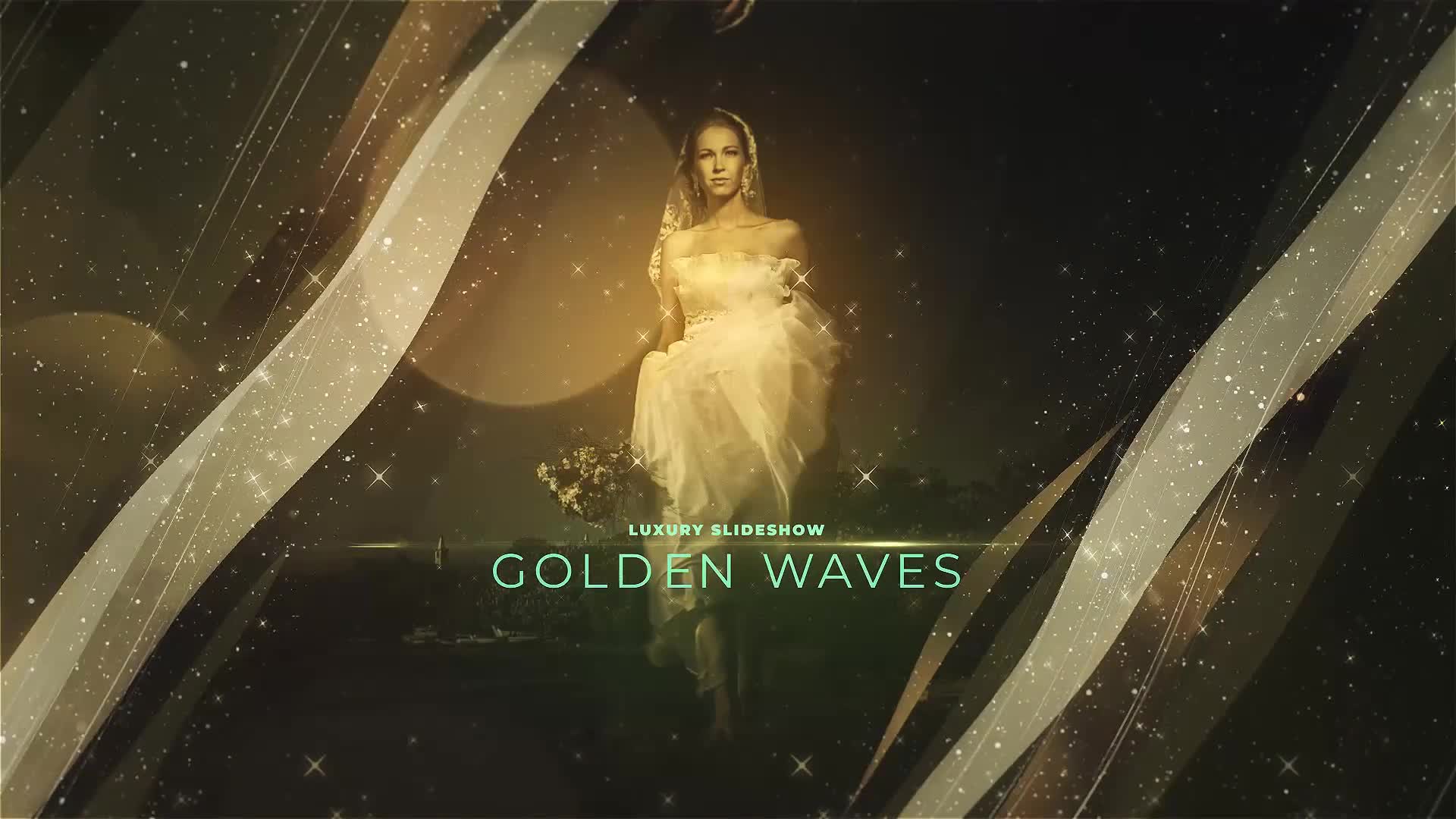 Golden Waves Luxury Slideshow Videohive 23259551 After Effects Image 1