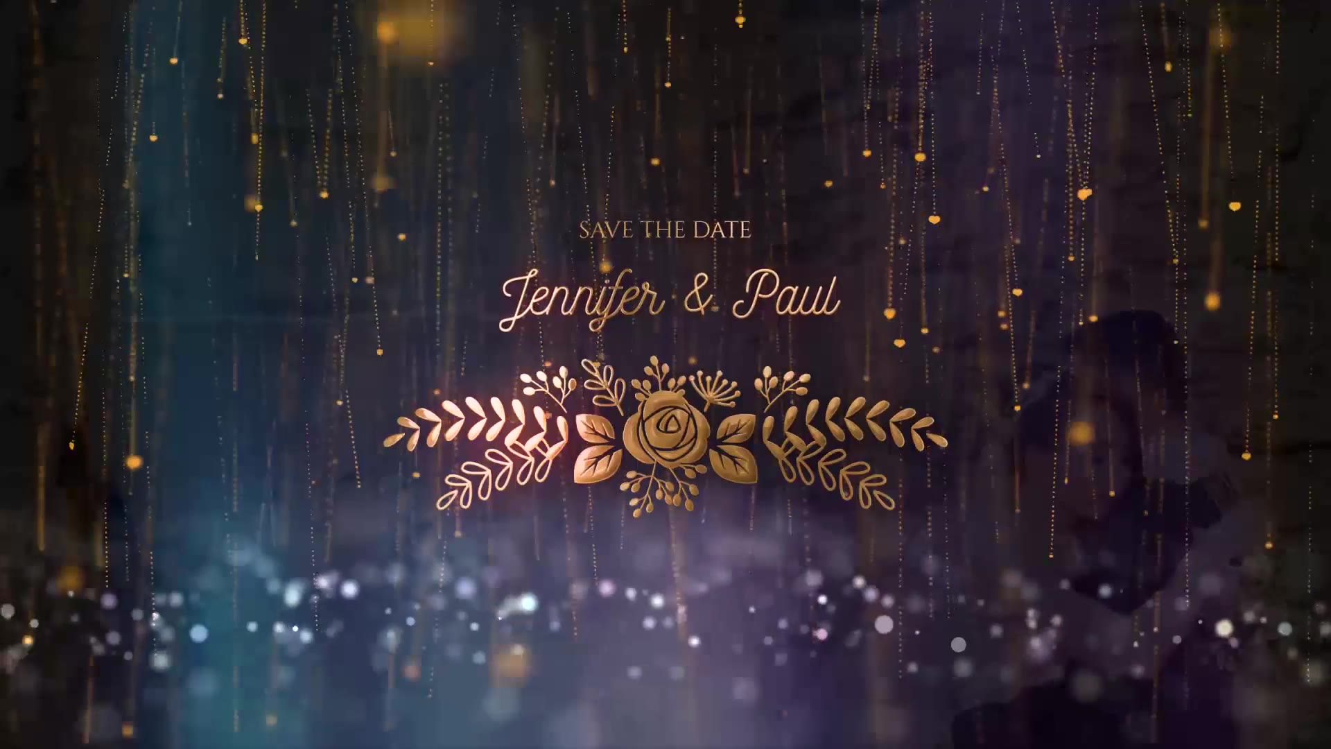 after effects templates golden wedding titles pack free download