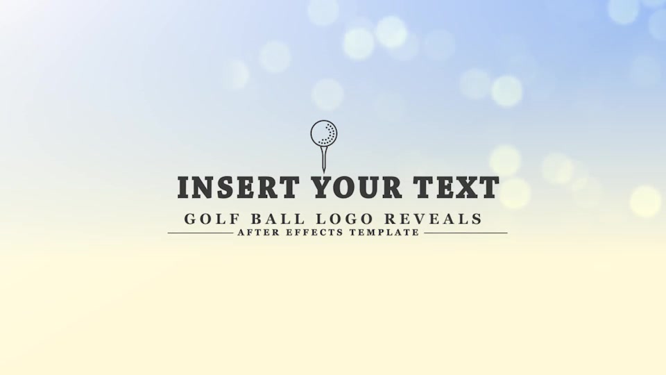 Golf Ball Logo Videohive 23800158 After Effects Image 7