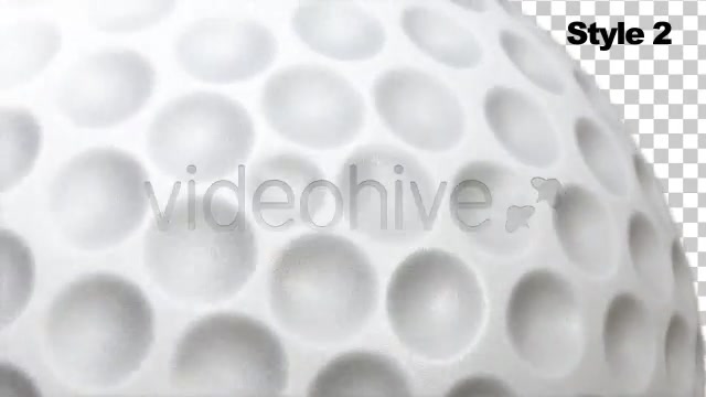 Golf Ball Spinning / Rotating Series of 2 + Alpha Videohive 757901 Motion Graphics Image 10