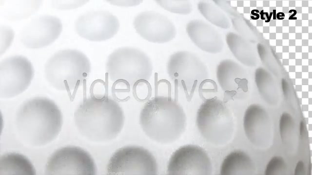 Golf Ball Spinning / Rotating Series of 2 + Alpha Videohive 757901 Motion Graphics Image 11