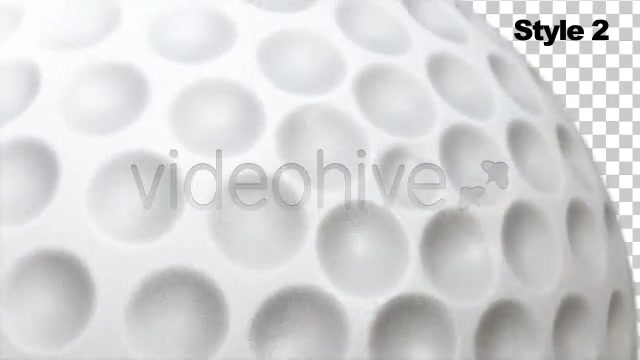 Golf Ball Spinning / Rotating Series of 2 + Alpha Videohive 757901 Motion Graphics Image 12