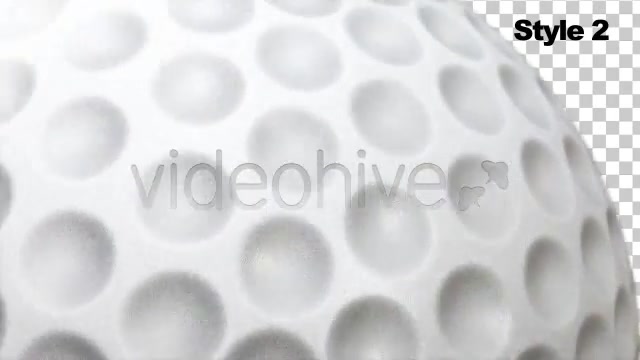 Golf Ball Spinning / Rotating Series of 2 + Alpha Videohive 757901 Motion Graphics Image 9