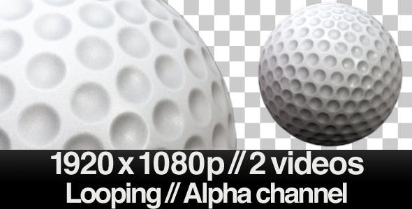 Golf Ball Spinning / Rotating Series of 2 + Alpha - Download Videohive 757901