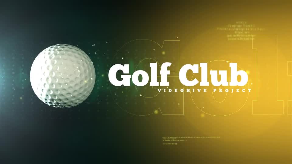 Golf Opener Videohive 21372507 After Effects Image 1