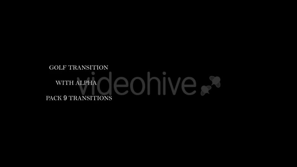Golf Transition 9 Pack Videohive 10994443 Motion Graphics Image 1