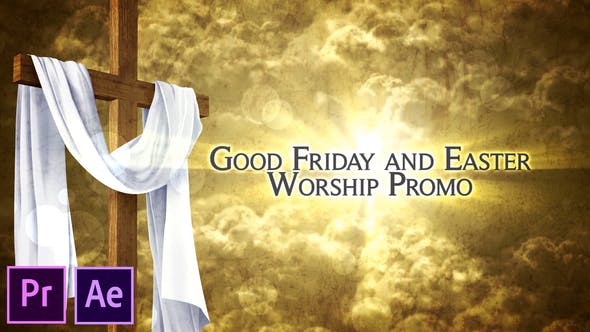 Good Friday and Easter Worship Promo Pack Premiere Pro - Videohive Download 26259506
