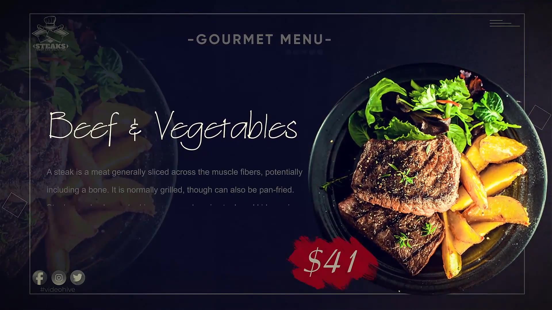 Gourmet Menu Videohive 34182014 After Effects Image 3