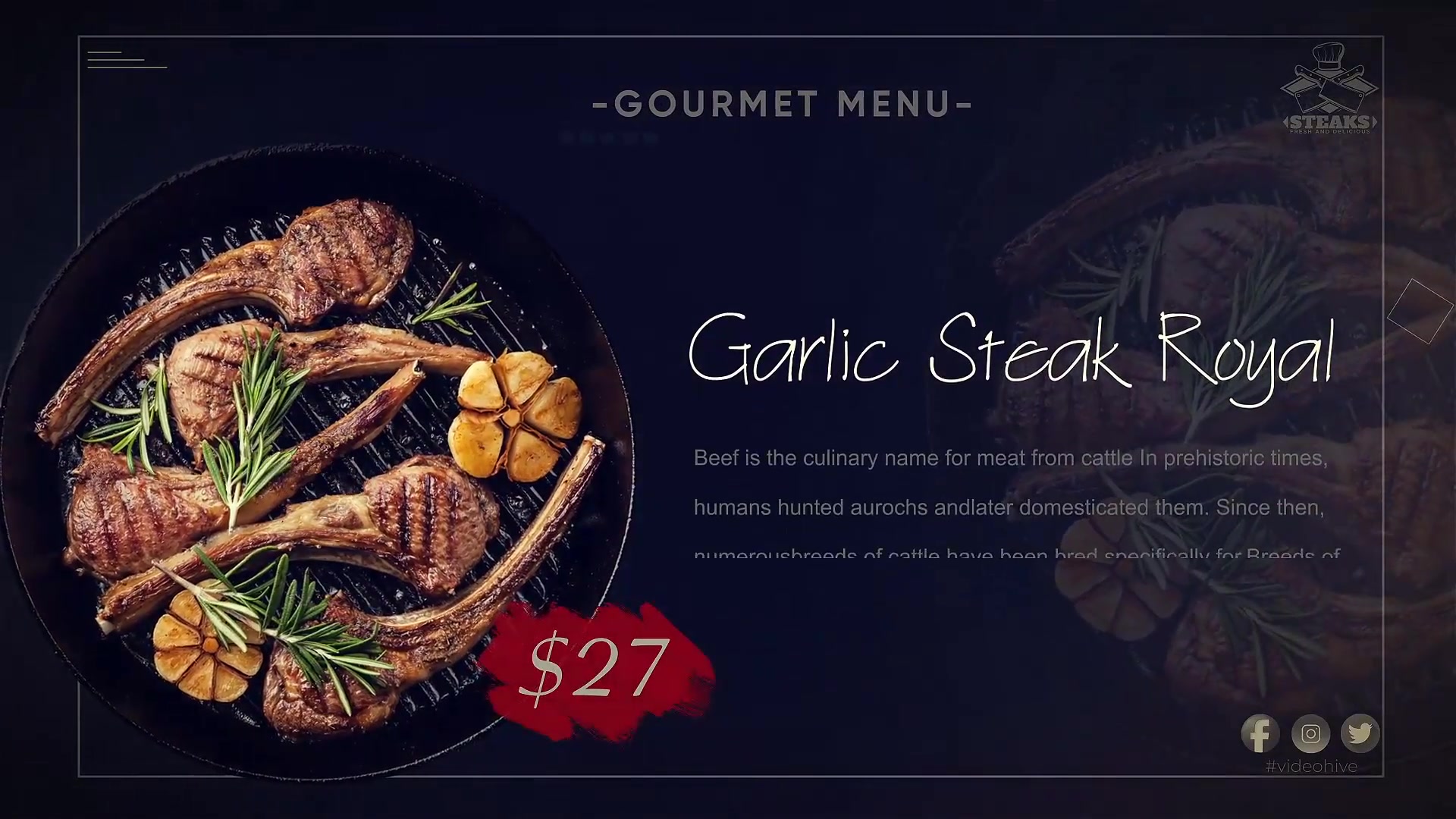 Gourmet Menu Videohive 34182014 After Effects Image 5