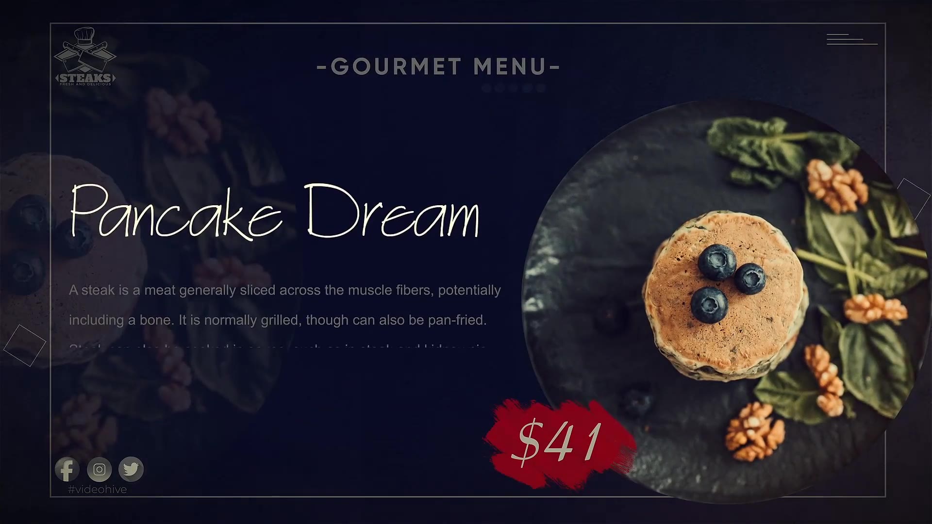 Gourmet Menu Videohive 34182014 After Effects Image 6