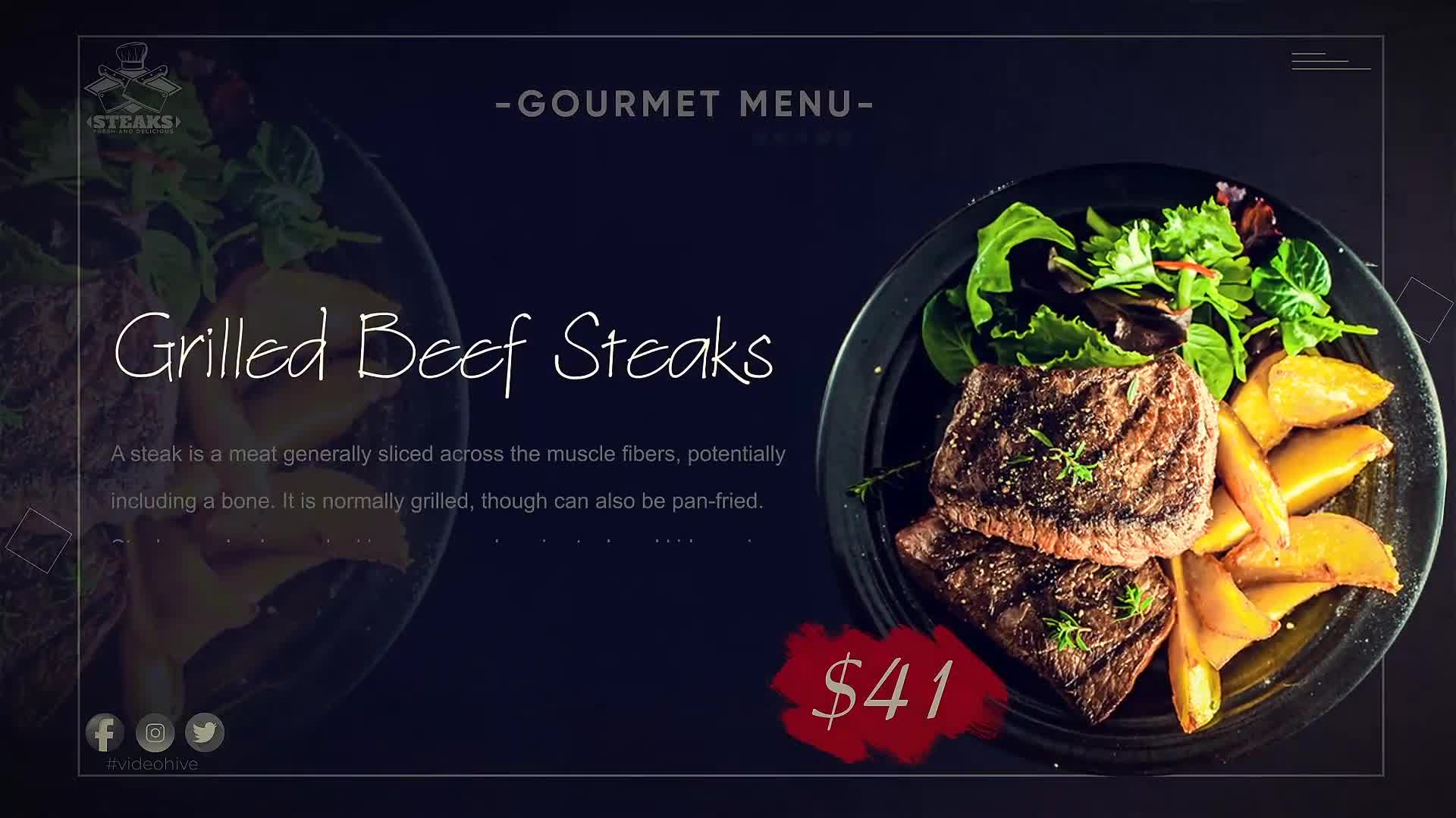 Gourmet Menu Videohive 34182014 After Effects Image 9