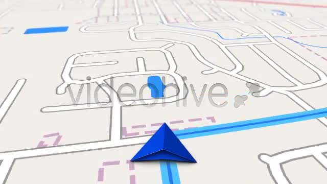 GPS Navigation Map Screen on the Road - Download Videohive 2503496