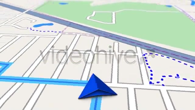 GPS Navigation Map Screen on the Road - Download Videohive 2503496