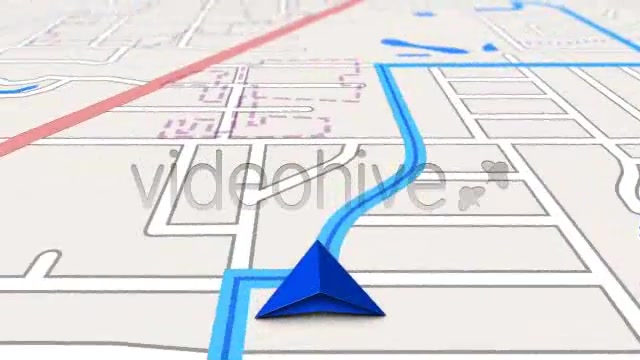 GPS Navigation Map Screen on the Road - Download Videohive 2503496