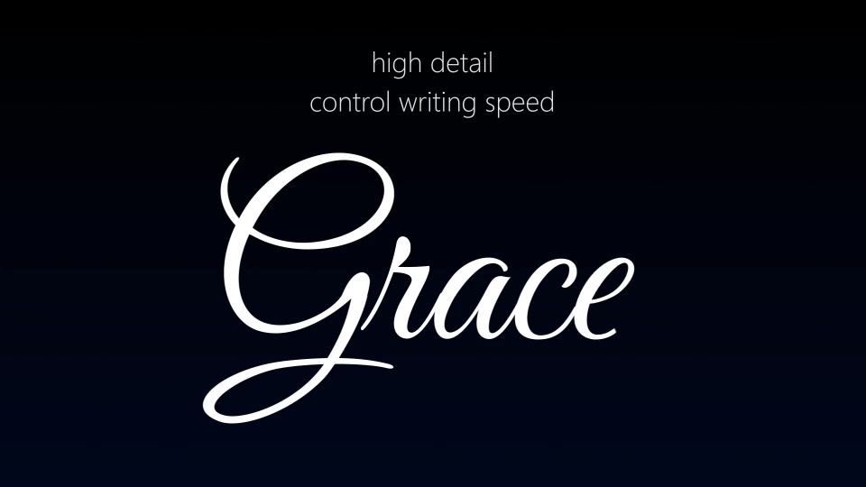 Grace Animated Handwriting Typeface Videohive 25072496 Premiere Pro Image 10