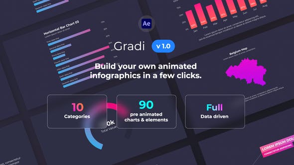 Gradi Gradient Infographics - Videohive 32098103 Download