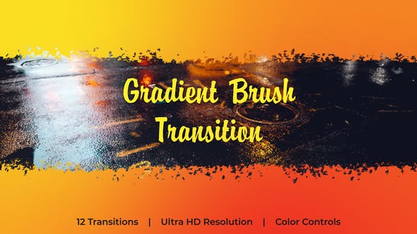 Gradient Brush Transition - Videohive Download 23806414