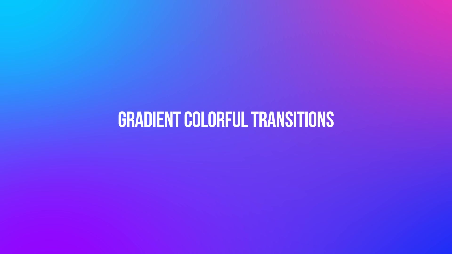 Gradient Colorful Transitions - Download Videohive 23161255