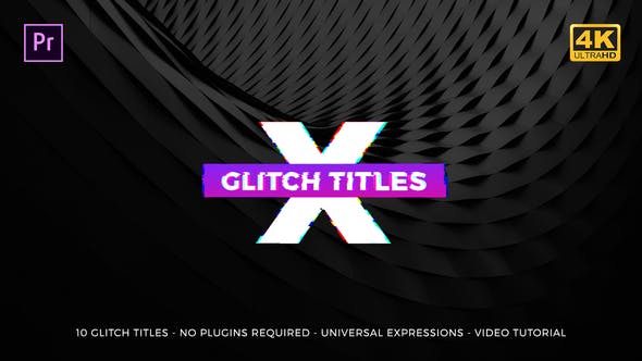 Gradient Glitch Titles Mogrt - Videohive 21773705 Download