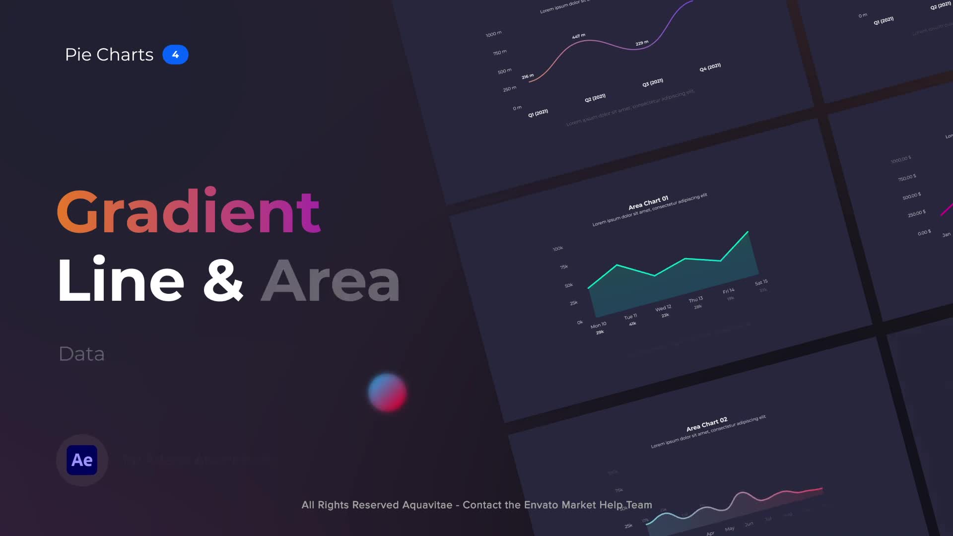 Gradient Line & Area Charts Videohive 38049763 After Effects Image 2