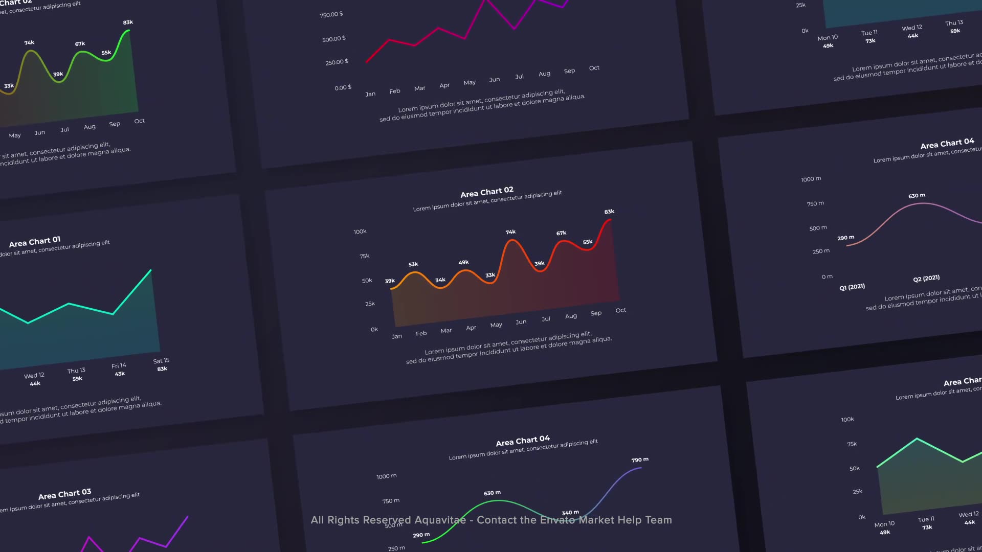 Gradient Line & Area Charts Videohive 38049763 After Effects Image 3