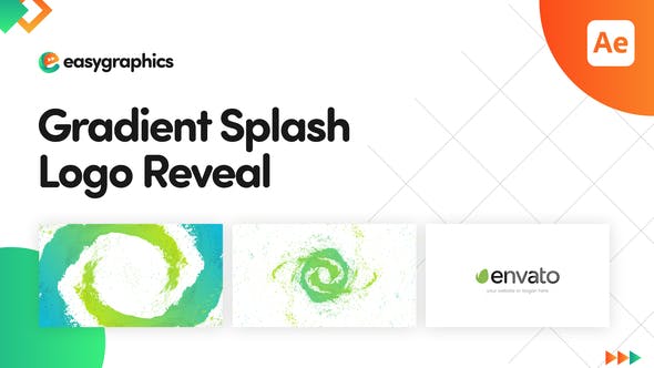 Gradient Splash Logo Reveal - 32187283 Download Videohive