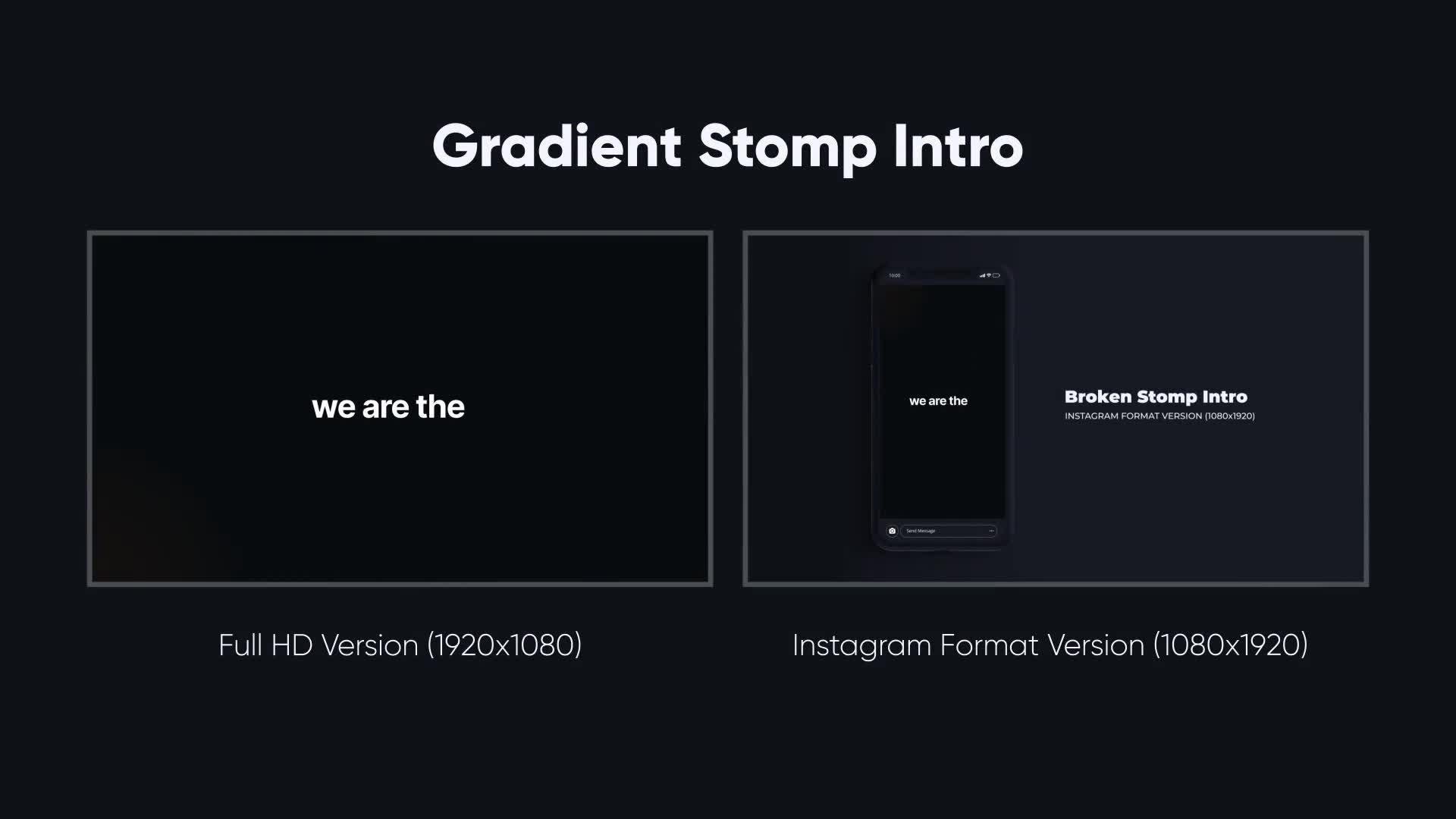 Gradient Stomp Intro Videohive 39541682 After Effects Image 1