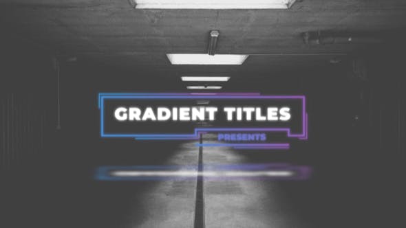 Gradient Titles - 33270280 Videohive Download
