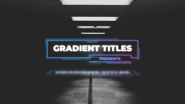 Gradient Titles - Videohive Download 29678952