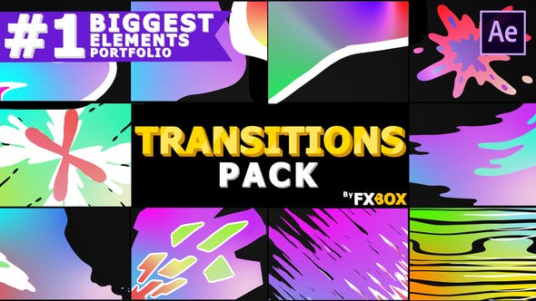 Gradient Transitions | After Effects - 23784867 Download Videohive