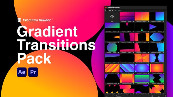 Gradient Transitions Pack - 35748266 Videohive Download