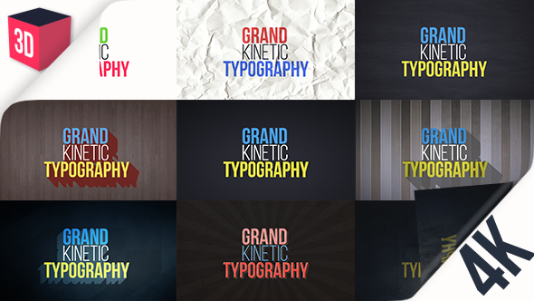 Grand Kinetic Typography - Download Videohive 17124183