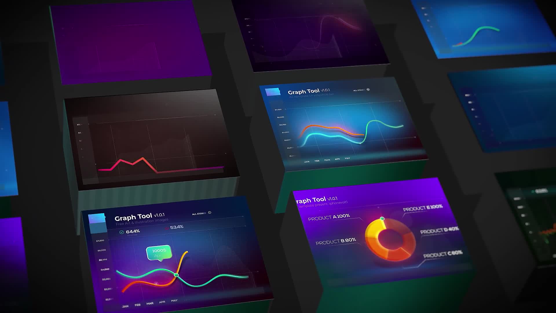 Graph Tool | Infographics Сharts Bundle Videohive 29124362 After Effects Image 1
