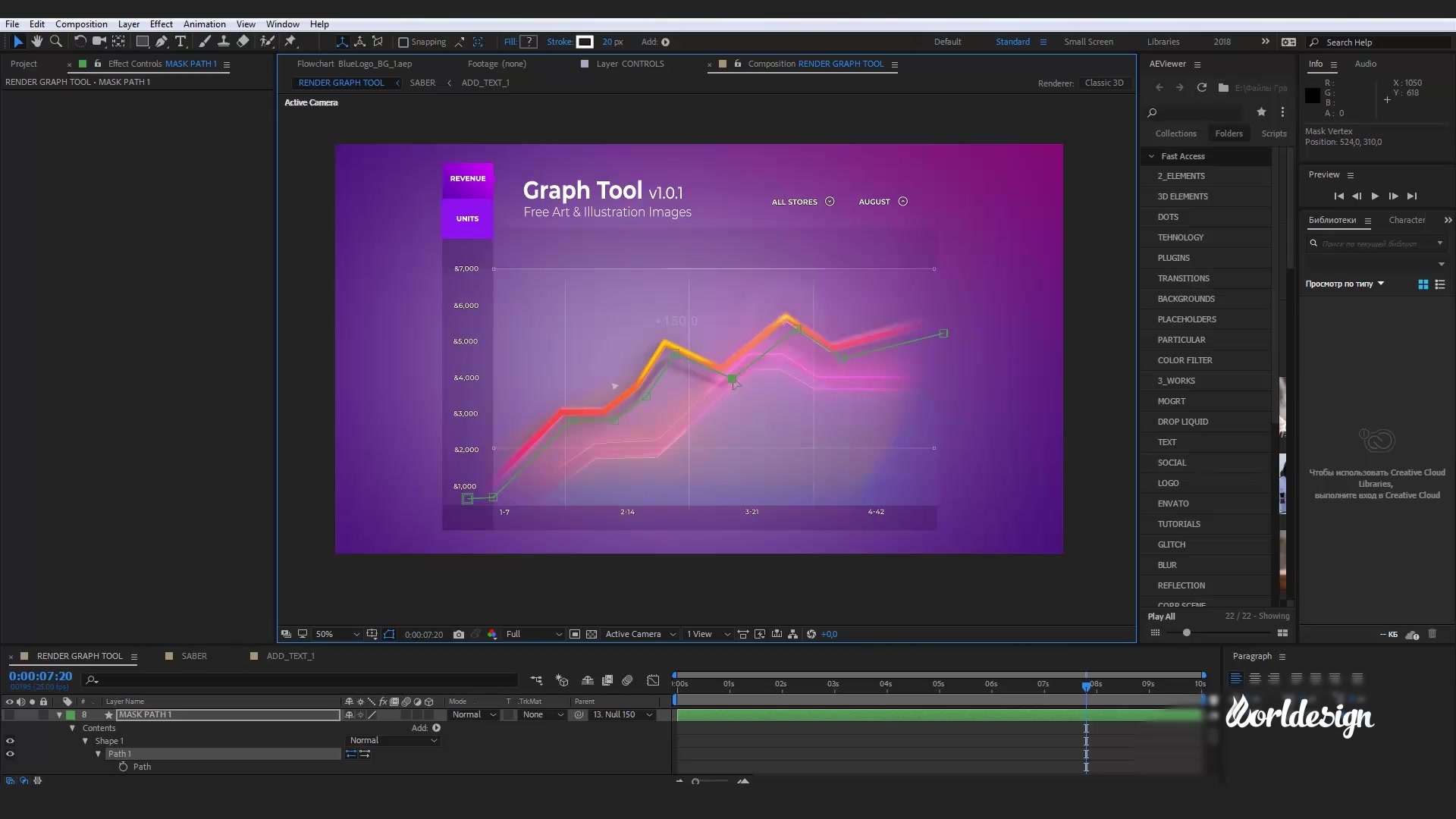 Graph Tool | Infographics Сharts Bundle Videohive 29124362 After Effects Image 10