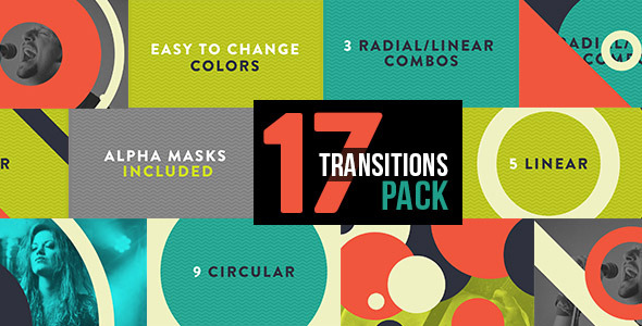 Graphic Transitions 17 Pack - Download Videohive 7849475