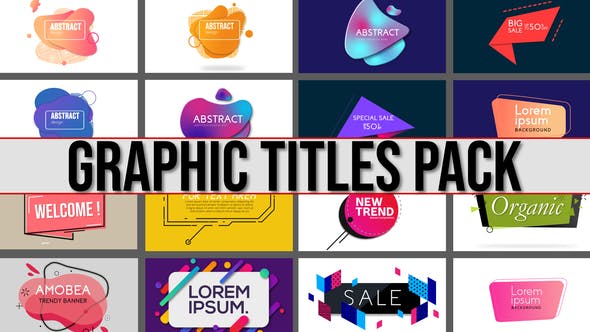 Graphics Title Pack - Videohive Download 24229226