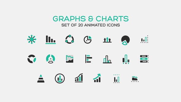 Graphs and Charts Icons - Videohive Download 35554640