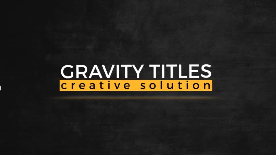 Gravity Titles Videohive 17023347 After Effects Image 1
