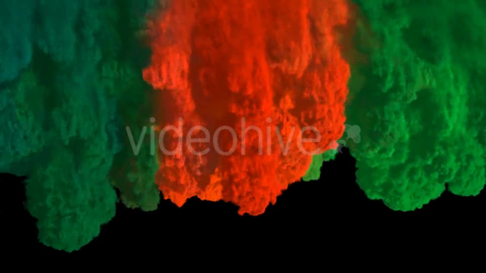 Green and Orange Smoke Transitions - Download Videohive 21667896