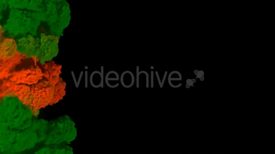 Green and Orange Smoke Transitions - Download Videohive 21667896