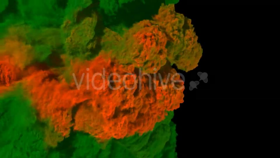 Green and Orange Smoke Transitions - Download Videohive 21667896